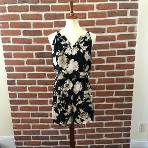 Floral Print Gauze Romper